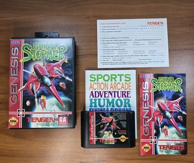 Grind Stormer (Sega Genesis, 1994) 100% CIB NM POSTER + REG + Protector