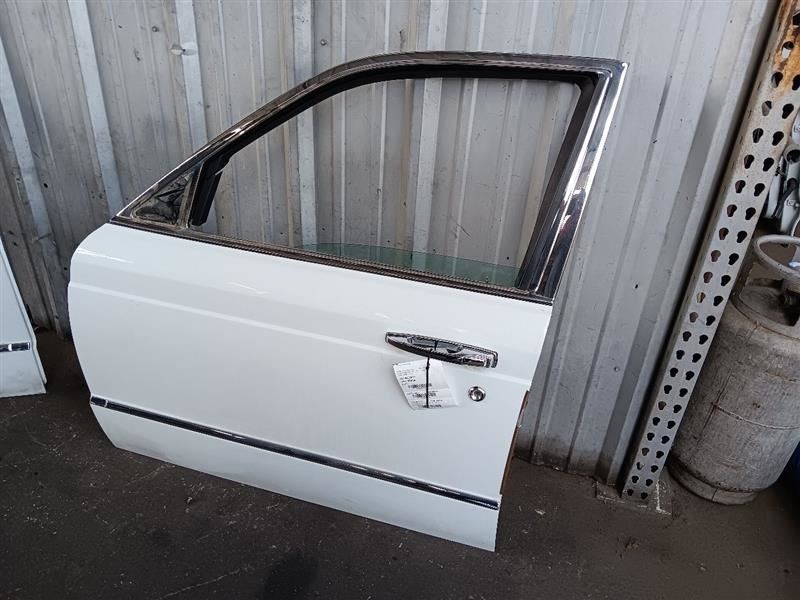 00-07 Bentley Arnage Left Front Door White 