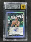 2024-25 Panini Donruss Stephen Curry Net Marvels Signatures /15 BGS 9 Mt 10 Auto