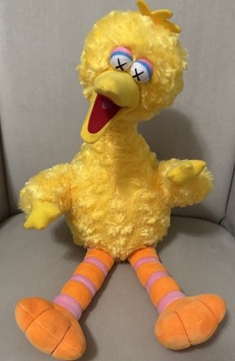 KAWS x Sesame Street 21'' Big Bird Plush Doll Stuffed Animal Toy 