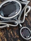 Vintage  835 Silver Necklace Garnet — photo 4