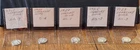 Merury Silver Dimes Lot of  (5) 90% Silver  / 1917 s & 1920 s