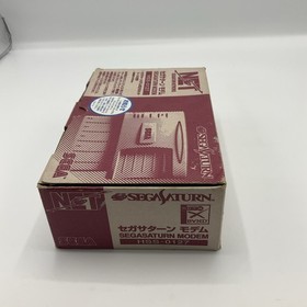 SEGA SATURN Modem Boxed Made in JAPAN With Games Sealed Great Shape