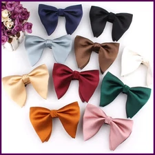 Wedding Bowtie For Groom Oversize Bow tie For Men Women Big Bow knot Adult Solid