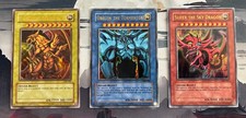 Yu-Gi-Oh! Ultra Rare Egyptian God Card Set (GB1-001. 002, 003) ENGLISH AUTHENTIC
