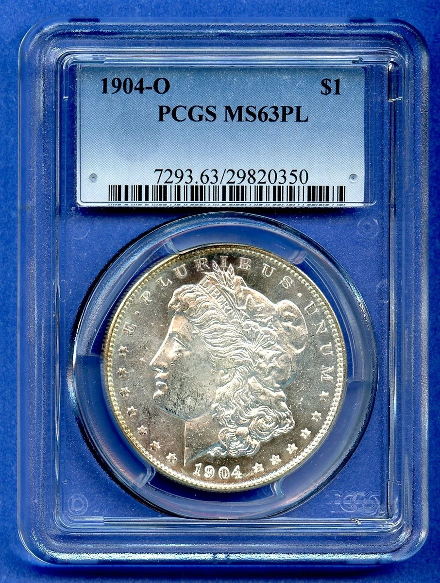 Philadelphia MS 63 Graded 1904 Year Morgan US Dollars (1878-1921