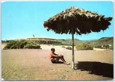 Vintage Las Palmas Gran Canaria St. Augustine's Beach Postcard 1965