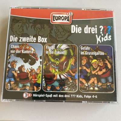 3 CD Die Drei ??? Kids Die zweite Box - Folgen 4+5+6 Hörbuch + Bonus Top Zustand