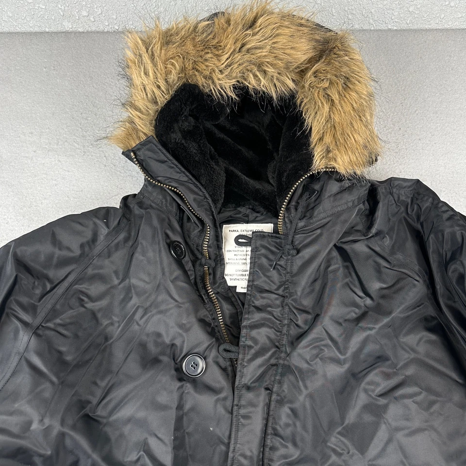 Chaqueta Parka Rothco N 3B Para Hombre Grande Clima Extremo Frío Piel Snorkel Capucha Abrigo Foto 2 de 4