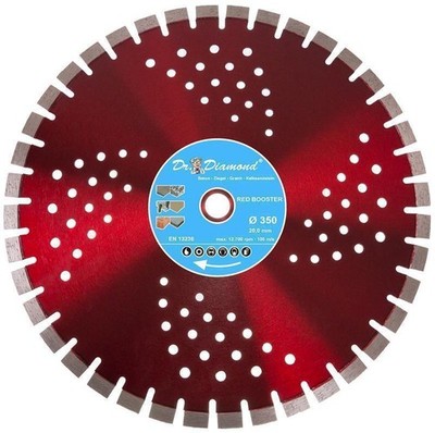 Diamanttrennscheibe 350 Red Booster Diamantscheibe 12 mm Segment