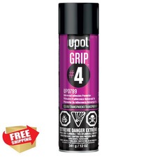 U-POL GRIP 4 Adhesion Promoter Spray Paint Clear 12 oz Automotive