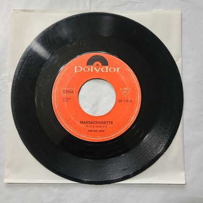 Bee Gees ~ Massachusetts/ Barker Of The UFO ~ Polydor 45 RPM Record GEMA