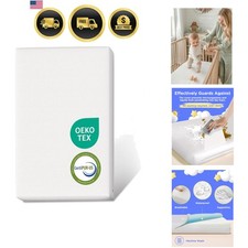 Dual-Sided Portable Crib Mattress 38"x26" - Safe for Infants  Toddlers