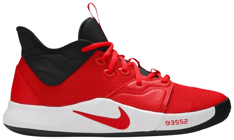 Nike PG 3 University Red for Sale | Authenticity Guaranteed 