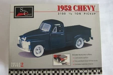 Spec Cast Die Cast Metal Model Kit 1952 Chevy 3100 1/2 Ton Pickup 1:25 Scale
