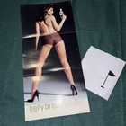 Rare 1990's Loaded Lads Mag Magazine Fold Out Poster Easy Rider & Kelly Brook