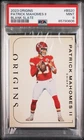 Patrick Mahomes Blank Slate SSP 2023 Panini Origins MINT PSA 9 POP 10