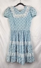 Vintage Pete Bettina Dress Circle Square Dance Rockabilly Prairie Swing sz 12