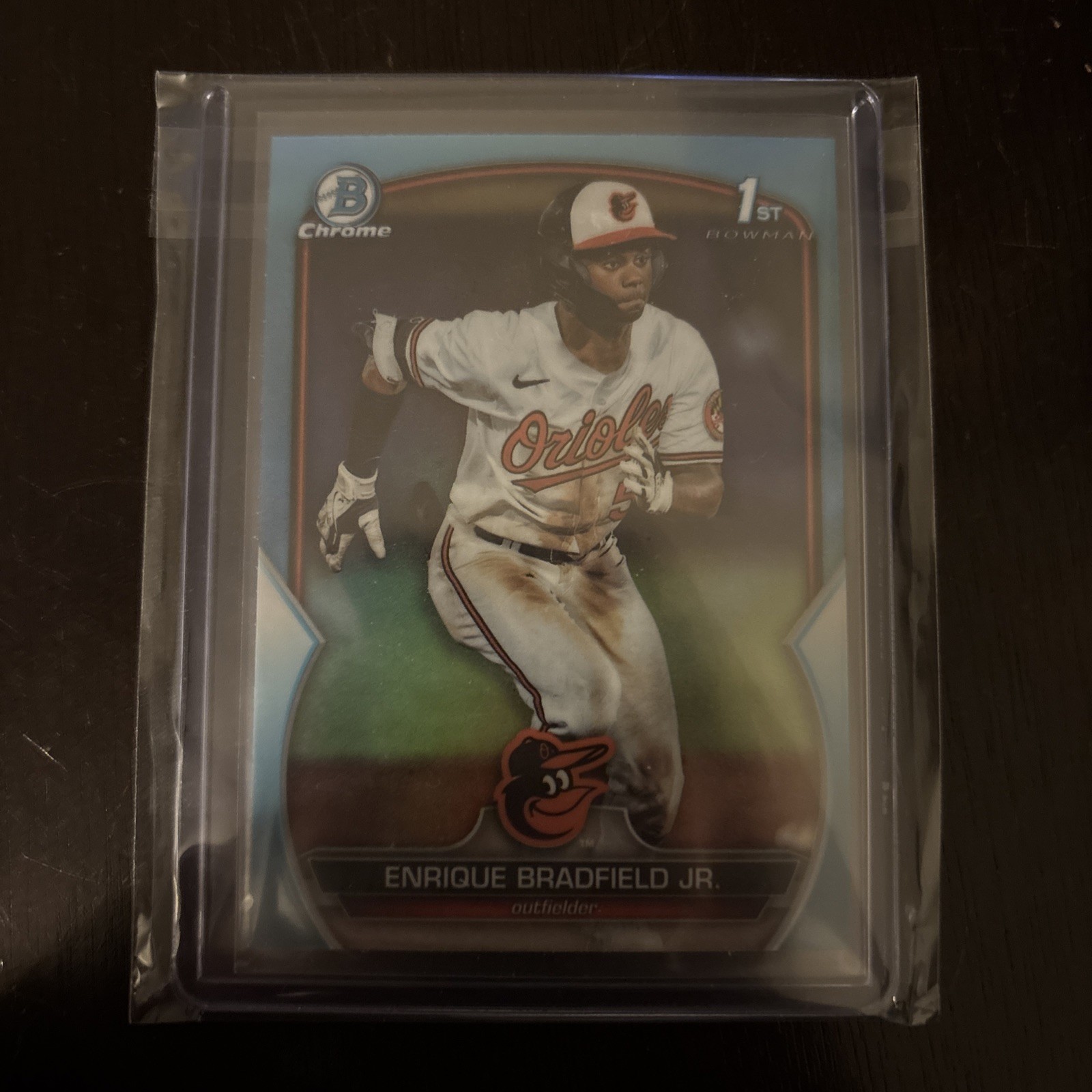 2023 Bowman Draft - Chrome Enrique Bradfield #BDC-188 Sky Blue Refractor (RC)