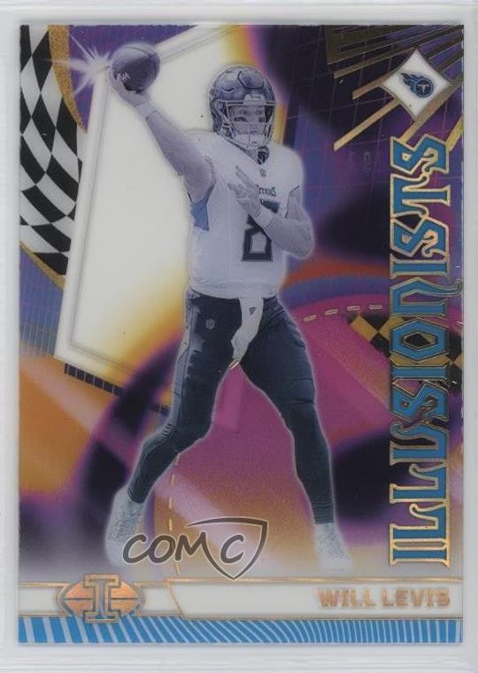 2023 Panini Illusions Illusionists Light Blue /299 Will Levis #18 Rookie RC 0rd2