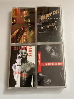 Shabba Ranks Super Cat Cassette Lot Don Dada As Raw As Ever X-tra Naked 
