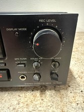 Sony TC-K620 3-head Stereo Cassette Deck FOR PARTSOR REPAIR -MISSING DOOR