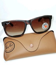 Ray-Ban MatteTortois Polarized Brown Lens Sunglasses RB4165 865/T5 JUSTIN