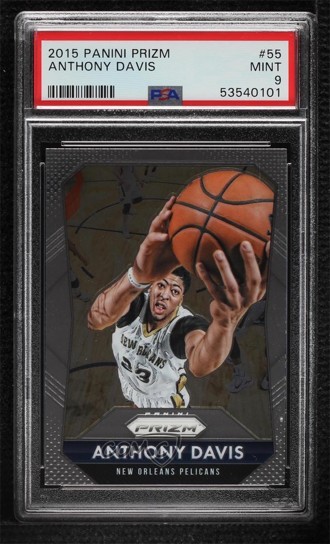 2015-16 Panini Prizm Anthony Davis #55 PSA 9 MINT 03rx