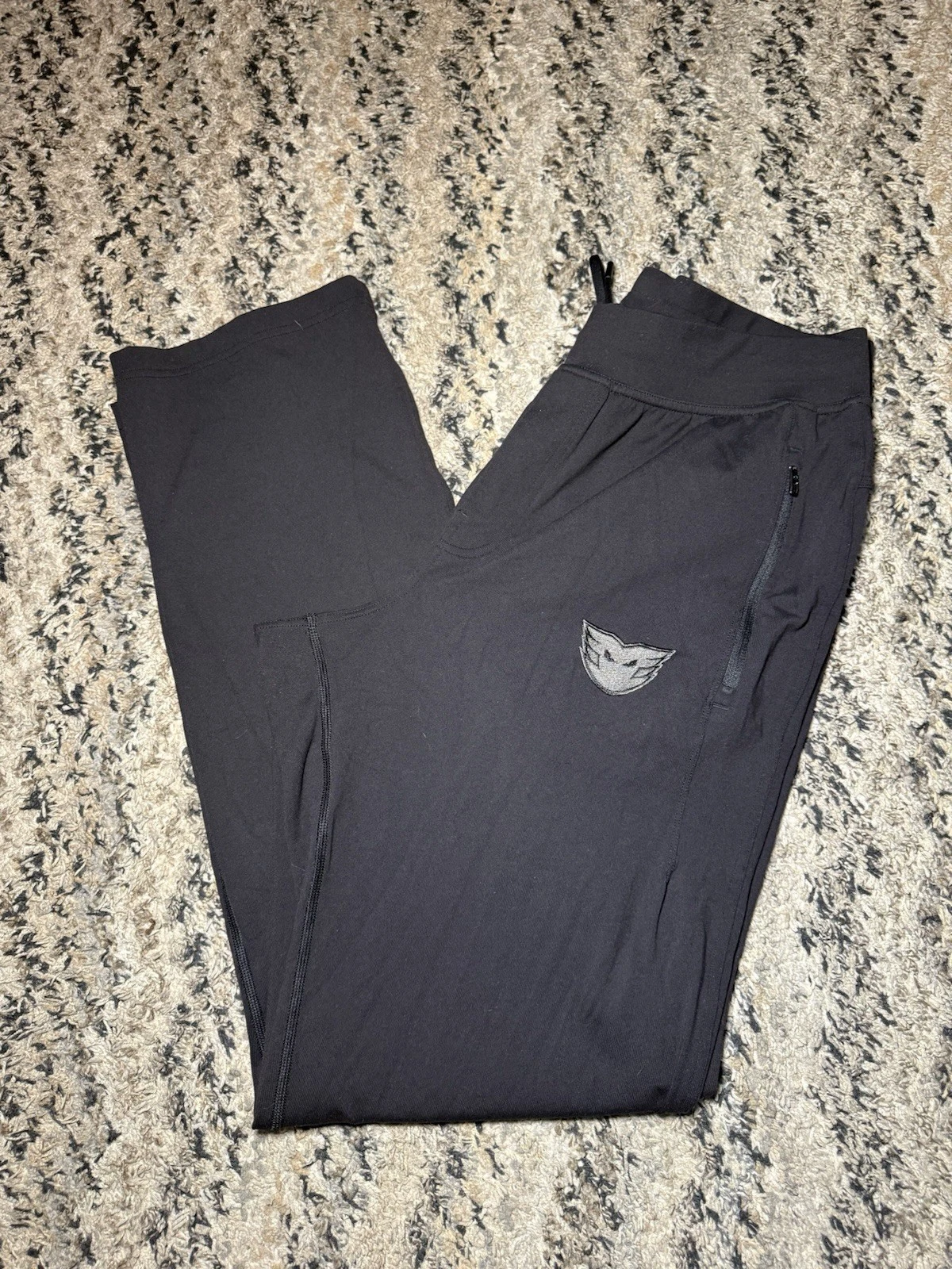 Lululemon Mens Black Training Pants XL Workout Surge Straight Stretch Phantoms