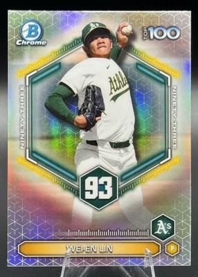 2026 Bowman Top 100 Wei-En Lin #BTP-93 Athletics