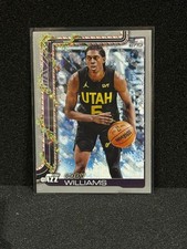 2025-26 TOPPS HOLIDAY NBA SILVER GLITTER - CODY WILLIAMS UTAH JAZZ #H102