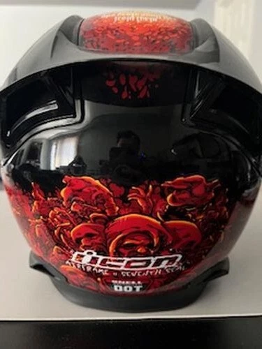 🛡️ ICON Airframe Seventh Seal Full-Face Helmet – Size [Insert Size] – Like New - Image 2 of 4