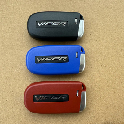Viper Key Fob Shell For Dodge Dodge Charger Challenger Black Red Blue