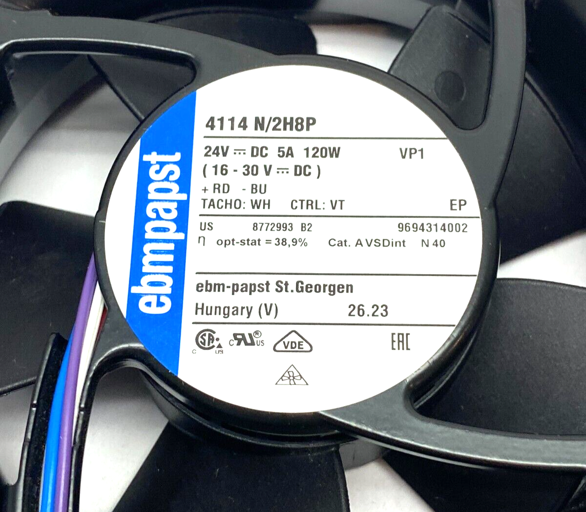 ebm-papst 4114 N/2H24AR DCファン 2個セット ebm-papst 4114 N/2H24AR DCファン 2個セット 【公式通販】