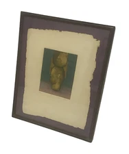 Vintage Mexican Surrealist Abstract  Original Engraving Art By Mario Romero, 