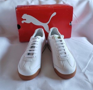 tenis puma roma couro
