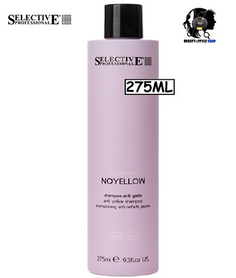 SELECTIVE PROFESSIONAL NOYELLOW ANTI YELLOW SHAMPOO DISCOLORED BLONDE HAIR