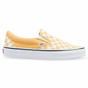 ochre slip on vans