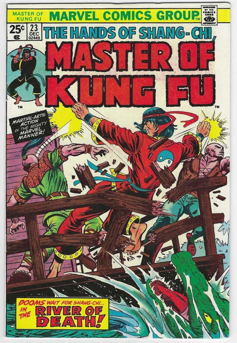 SHANG CHI MASTER OF KUNG FU 23 VG+ 1974 SERIES | eBay