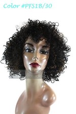 Peluca Davichi Femi sintética premium rizada fibra resistente al calor