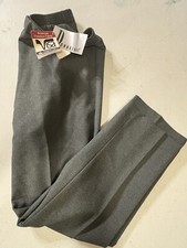 DONNKENNY Pleaded Wide Leg Pants Grey Size 16 Vtg  85 New Old Stock Woman USA