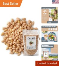 Raw Pine Nuts 8oz - Non-GMO, Gluten-Free, Resealable Pouch for Freshness