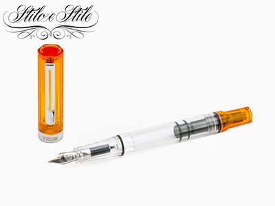 TWSBI ECO-T Füllfederhalter – Transparent, Kolbenfüller, Mit Stub 1.1 Feder