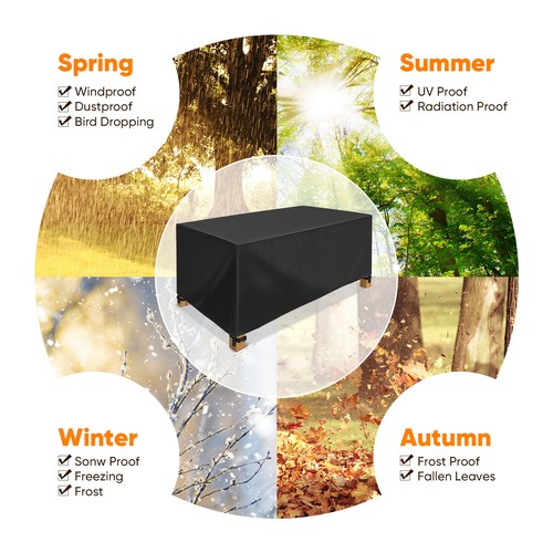 Heavy Duty Waterproof Garden Patio Furniture Cover Outdoor For Rattan Table Sofa - Picture 6 of 40