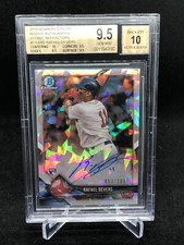 2018 Bowman Chrome Rafael Devers Auto Atomic Refractor /100 - Red Sox
