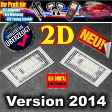  LED KENNZEICHEN BELEUCHTUNG D2 für BMW 3er E46 Limo98-05, Compact, M3 Top +++