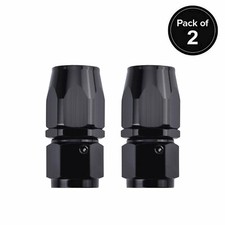 2pcs Swivel Hose End Fitting Adaptor 12an 0 Straight Fits For Cpe Fuel Oil Line