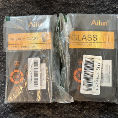 2 Box Lot Glass Screen Protectors iPhone 15 Pro Max (3 Pack) US SELLER