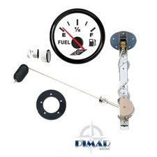 INDICATORE LIVELLO CARBURANTE + GALLEGGIANTE / KIT COMPLETO PER SERBATOIO BARCA