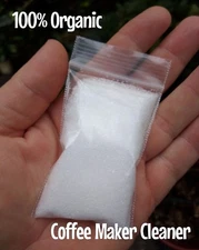 ORGANIC COFFEE MAKER CLEANER HARD WATER DEPOSIT DESCALING KEURIG KRUPS BUNN 